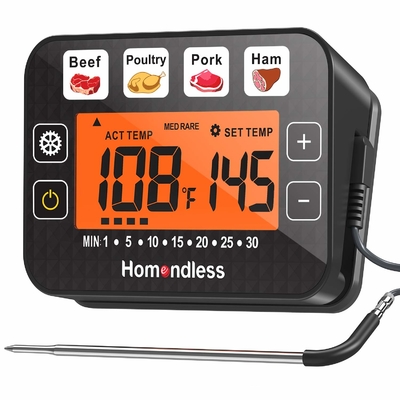 One Probe NSF 572F BBQ Cooking Thermometer For Grilling Oven