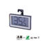 Black Fridge Freezer Alarm Thermometer , Digital Fridge Thermometer -22℉ - 122℉